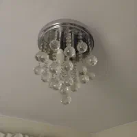 لوستر کریستالی دو عدد|لوستر و چراغ آویز|تهران, زرکش|دیوار