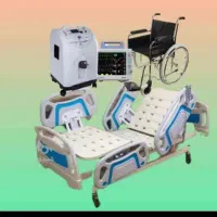 تخت تشک ویلچر اکسیژن ساز مانیتور بای پپ وسی پپ