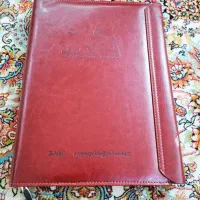 کلاسور زیپ دار چرمی