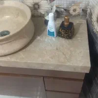 فروش روشویی کابینتی با کاسه سنگی|لوازم سرویس بهداشتی|کرمانشاه, |دیوار