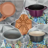 بازسازی ظروف تفلون ،چدن،استیل ،مس ،رویی