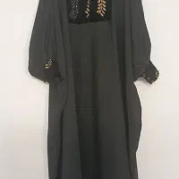 مانتو عبایی طرح گندم