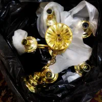 لوستر برنجی