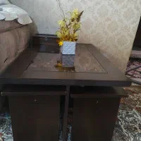میز نهارخوری خوری چهار نفره چوبی و عسلی جلو مبلی|میز و صندلی غذاخوری|محمدیه-قزوین, |دیوار