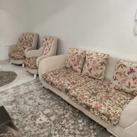 مبلمان راحتی هفت نفره|مبلمان خانگی و میز عسلی|طاهرگوراب, |دیوار