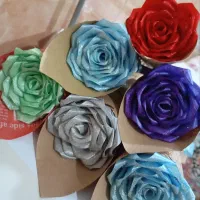 گل ربانی دست ساز|صنایع دستی و سایر لوازم تزئینی|میبد, |دیوار