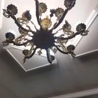 لوستر برنجی در حد نو واقعی|لوستر و چراغ آویز|تهران, خانی آباد نو جنوبی|دیوار