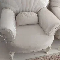 مبلمان ۸ نفره  و سه عدد صندلی مهمان|مبلمان خانگی و میز عسلی|شیراز, شهرک مهدیه|دیوار