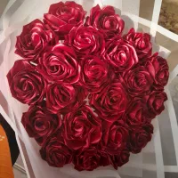 انواع گل های ربانی به صورت تک شاخه،دسته گل و باکس|گل مصنوعی|جیرفت, |دیوار