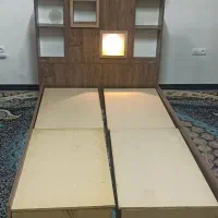 تخت خواب ام دی اف باکس دار عرض۱۲۰با خوشخواب رایگان|تخت و سرویس خواب|شیراز, کوی زهرا|دیوار