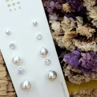 گوشواره های سنگ و مروارید|بدلیجات|تهران, درختی|دیوار