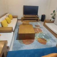 مبل ۸ نفره با میز عسلی