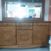 آیینه کنسول تمام چوب