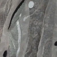 کتیبه پرده .دو عدد کناره والان  پرده و ‌پرده حریر|پرده، رانر، رومیزی|ابهر, |دیوار