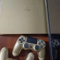 ps4 500گیگابایت دو دسته Golden|کنسول، بازی ویدئویی و آنلاین|تهران, باغ فیض|دیوار