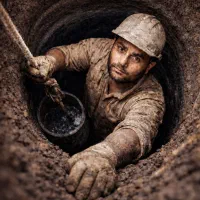 مقنی چاه کن تخریب ساختمان سراسر شهر ۲۴ ساعته