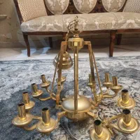 لوستر ابکاری طل ۱۲شاخه