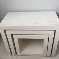میز جلو مبلی همراه با ۳ عدد عسلی