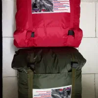 کیسه خواب درجه+قایق نجات بادی آکبند