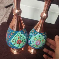 گلدان مسی|صنایع دستی و سایر لوازم تزئینی|مشهد, کلاته برفی|دیوار