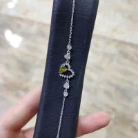 دستبند قلبی نقره اصلی|بدلیجات|کرمانشاه, |دیوار