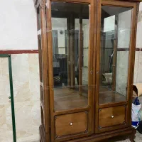 بوفه تمام چوب ویترینی سالم