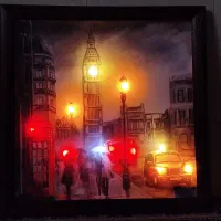 تابلو|ریسه و چراغ تزئینی|حمیدیا, |دیوار