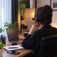 منشی خانم جهت پاسخگویی و امور ارباب رجوع