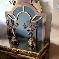 آینه شمعدان|صنایع دستی و سایر لوازم تزئینی|مشهد, کوشش|دیوار