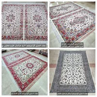 فرش دستبافت ۹و۶ متری گل‌ابریشم جفت(شرایط)|فرش|تهران, ونک|دیوار