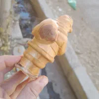 بابانوئل چوبی|مجسمه، تندیس، ماکت|پردیس, سیاه سنگ|دیوار