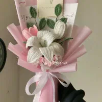 گل بافتنی برای ولنتاین|گل مصنوعی|اردبیل, |دیوار