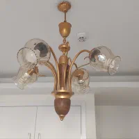 لوستر مدل خورشیدی۳ و۴و۵ شاخه|لوستر و چراغ آویز|تهران, سردارجنگل|دیوار