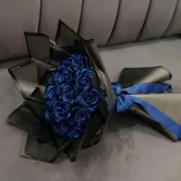 باکس ودسته گل روبانی/بوکت پروانه ای/هدیه ای شیک|گل مصنوعی|رشت, یخسازی|دیوار