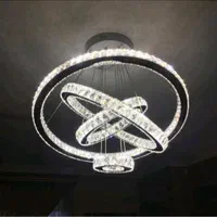 لوستر الماس .کهکشانی دایره ۴حلقه.AC light|لوستر و چراغ آویز|تهران, سنگلج (شاپور)|دیوار