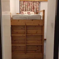 تخت چوبی دو طبقه|تخت و سرویس خواب|شیرود, |دیوار