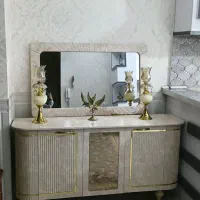 میز تلویزیون و میز کنسول با آینه