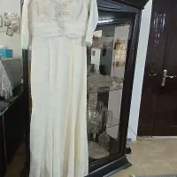 پیراهن مجلسی کرم سالم فقط یک باراستفاده شده