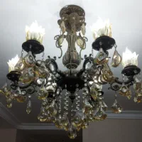 لوسترپذیرایی کریستالی ۲عدد