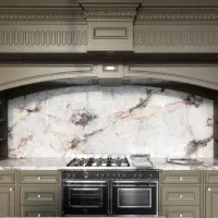 کابینت کلاسیک بژ روکش سی ان سی شده