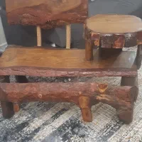 میز تلفن طرح تنه درخت
