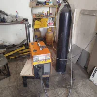 دستگاه جوش co2 . عمود بر . میز کار . قفسه و استند