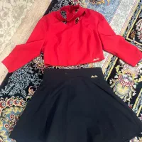 کراپ دامنه دخترانه مجلسی