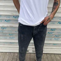 شلوارلی راسته مام ذغالی آبی یخی پنبه|لباس|مشهد, یوسفیه (شهرک غرب)|دیوار