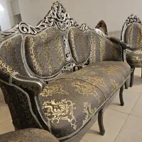 مبل کلاسیک چوبی|مبلمان خانگی و میز عسلی|کرمان, |دیوار