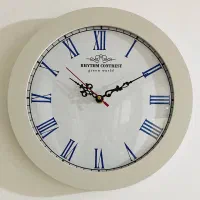 ساعت دیواری قاب چوبی آرام گرد مناسب هدیه روز مادر|ساعت دیواری و تزئینی|اشکذر, |دیوار