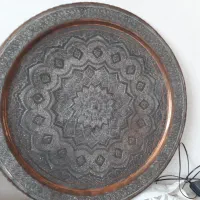 سینی مسی قلمزنی آنتیک