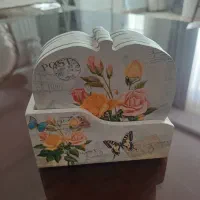 یک‌دست ۶ تایی زیر لیوانی زیر استکانی چوبی طرحدار