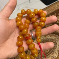 تسبیح کهربا پرچمی