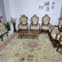 مبل نه نفره چوب نراد